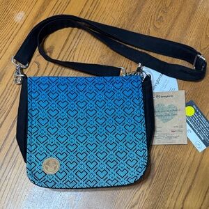 Lenny Lamb Woven Crossbody Bag